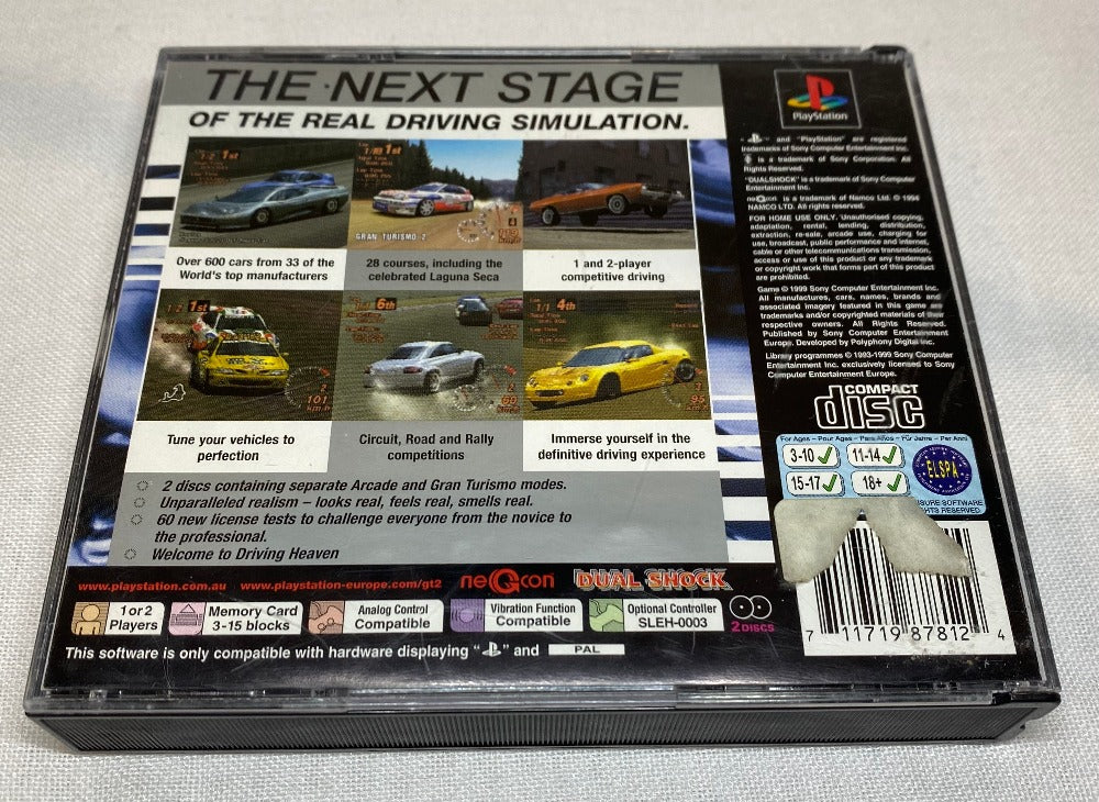 Game | Sony PlayStation PS1 | Gran Turismo 2