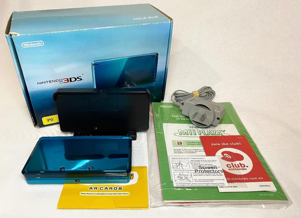 Console | Nintendo 3DS | Aqua Blue Boxed 3DS Console Set