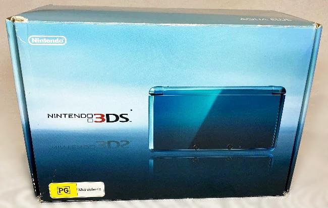 Console | Nintendo 3DS | Aqua Blue Boxed 3DS Console Set