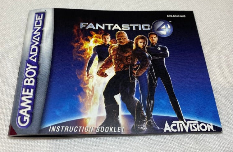 Game | Nintendo Game Boy Advance GBA | Fantastic Four