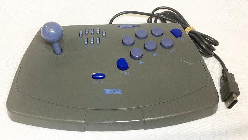 Controller | Sega Saturn | Grey Virtua Stick Joystick HSS-0104