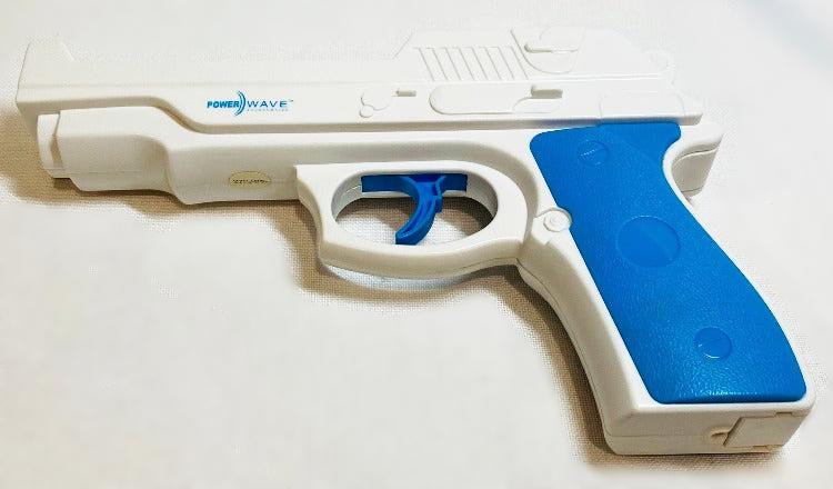 Accessory | Nintendo Wii | Power Wave Blue Red Gun Controller