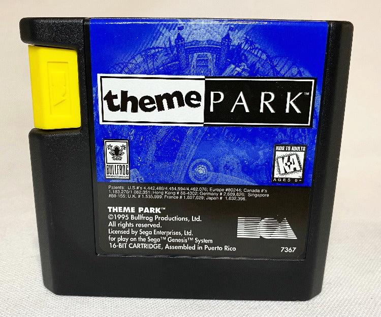 Game | SEGA Mega Drive | Theme Park