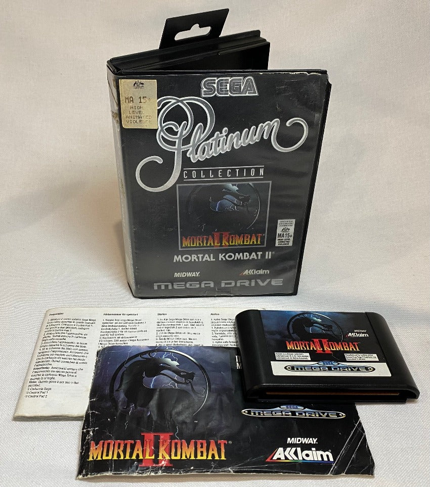 Game | Sega Mega Drive Genesis | Mortal Kombat II Platinum