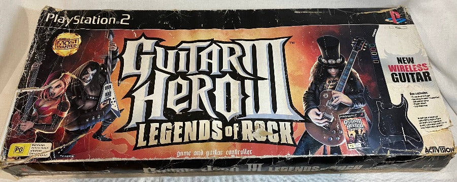 Controller | Sony PlayStation PS2 | Boxed Guitar Hero III Legends Of Rock