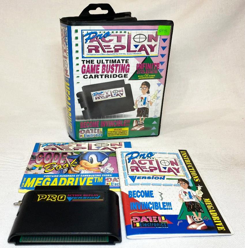 Game | Sega Mega Drive | Boxed Pro Action Replay Cheat Cartridge