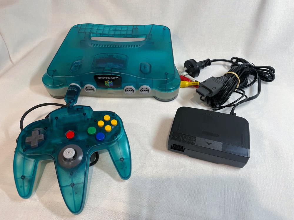 Console | Nintendo 64 | Ice Blue Funtastic N64 Console Japan