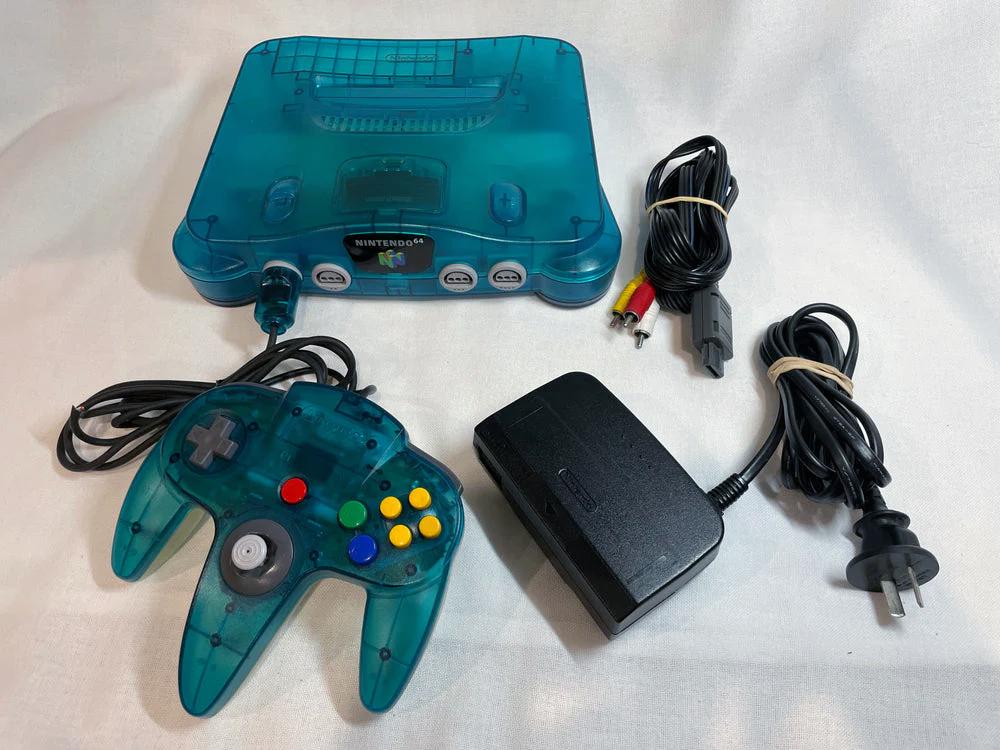 Console | Nintendo 64 | Ice Blue Funtastic N64 Console PAL