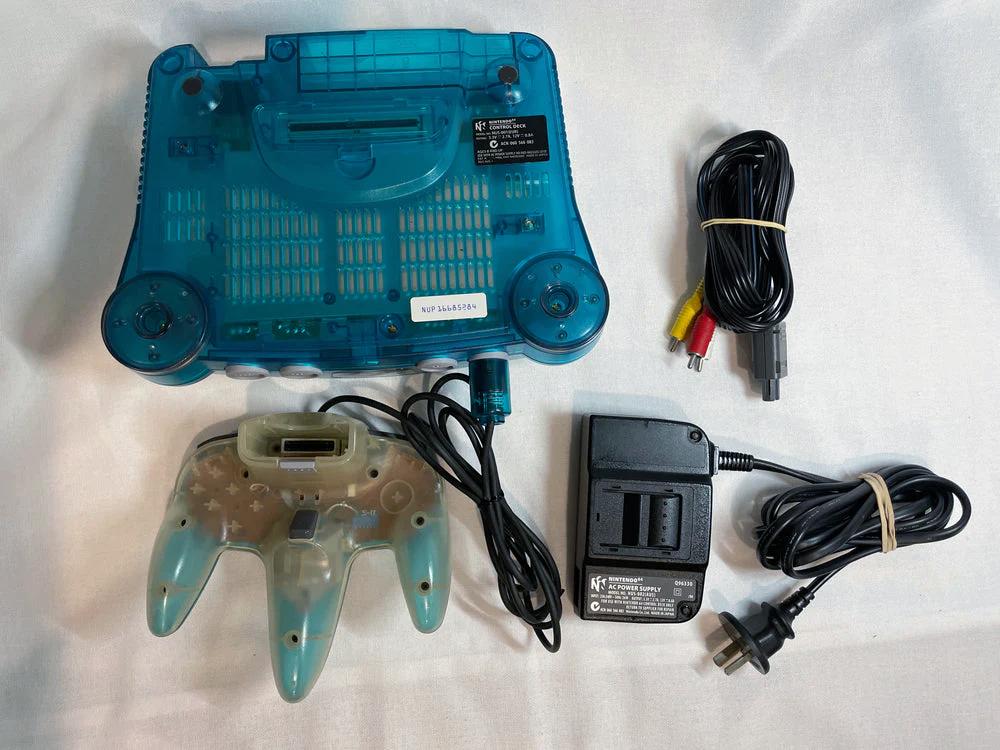 Console | Nintendo 64 | Ice Blue Funtastic N64 Console PAL