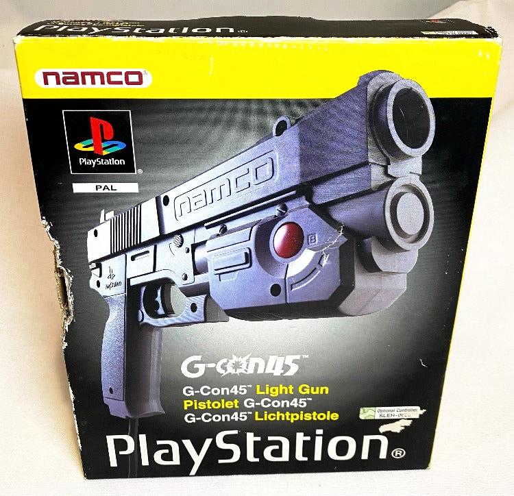 Controller | SONY Playstation PS1 | Gun Con Light Gun Namco Genuine Guncon NPC-103 G-Con 45