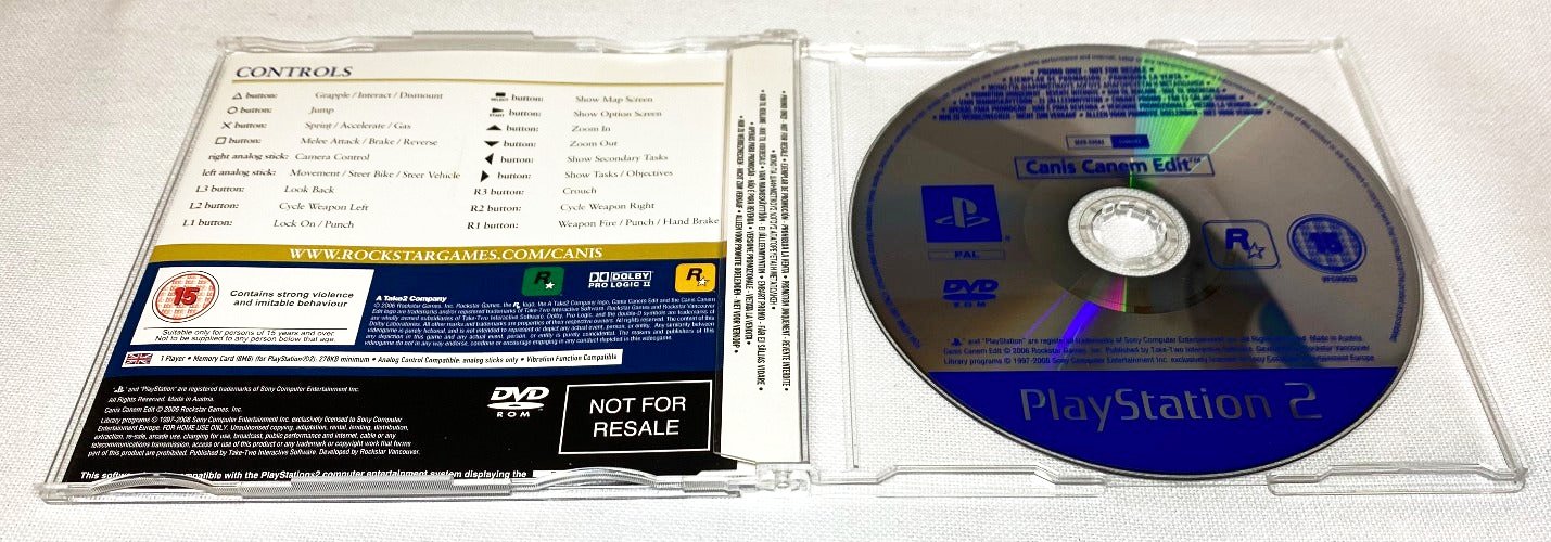 Game | Sony PlayStation PS2 | Canis Canem Edit [Promo Not For Resale]