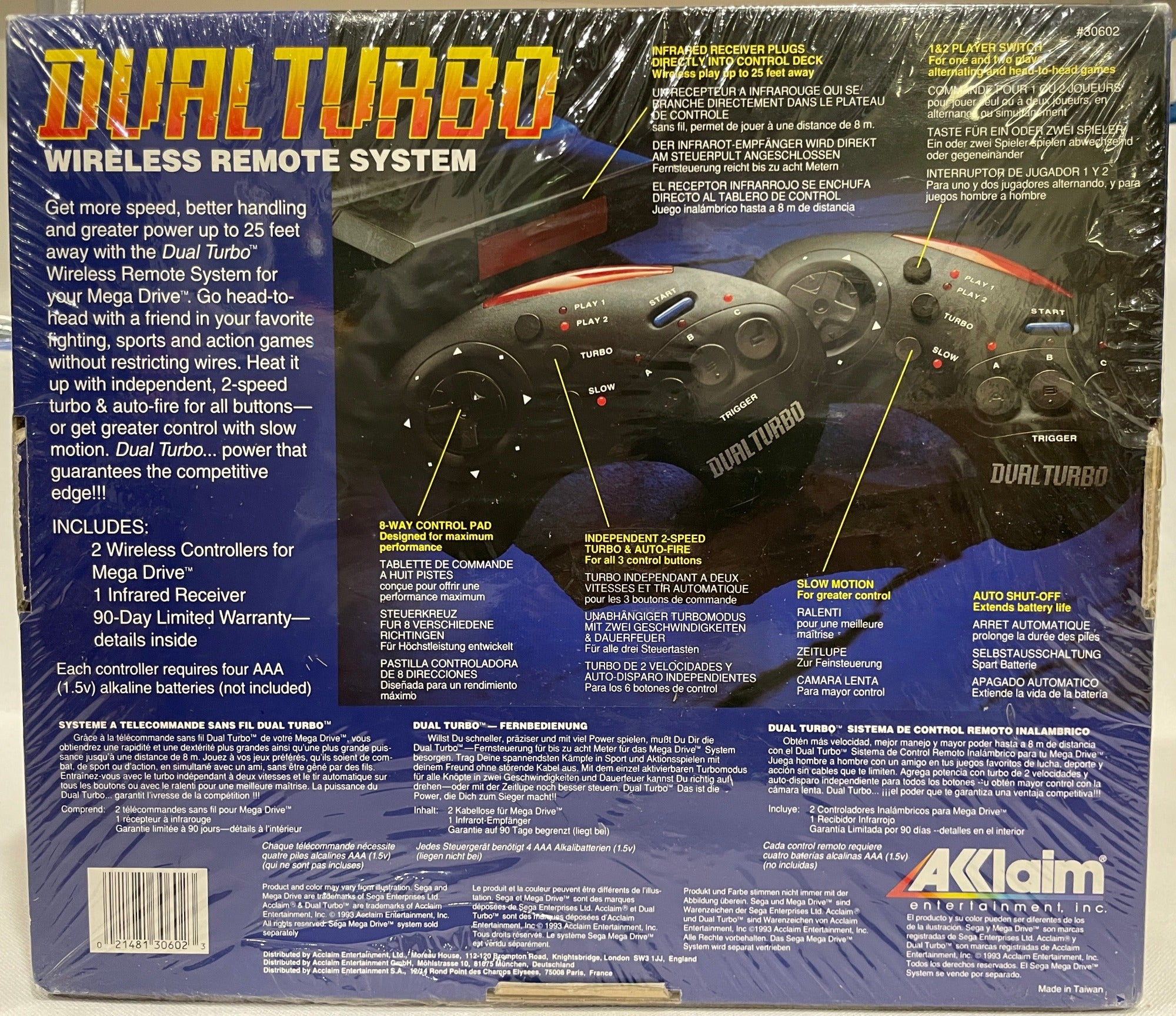 Controller | Sega Mega Drive Dual Turbo Wireless Remote