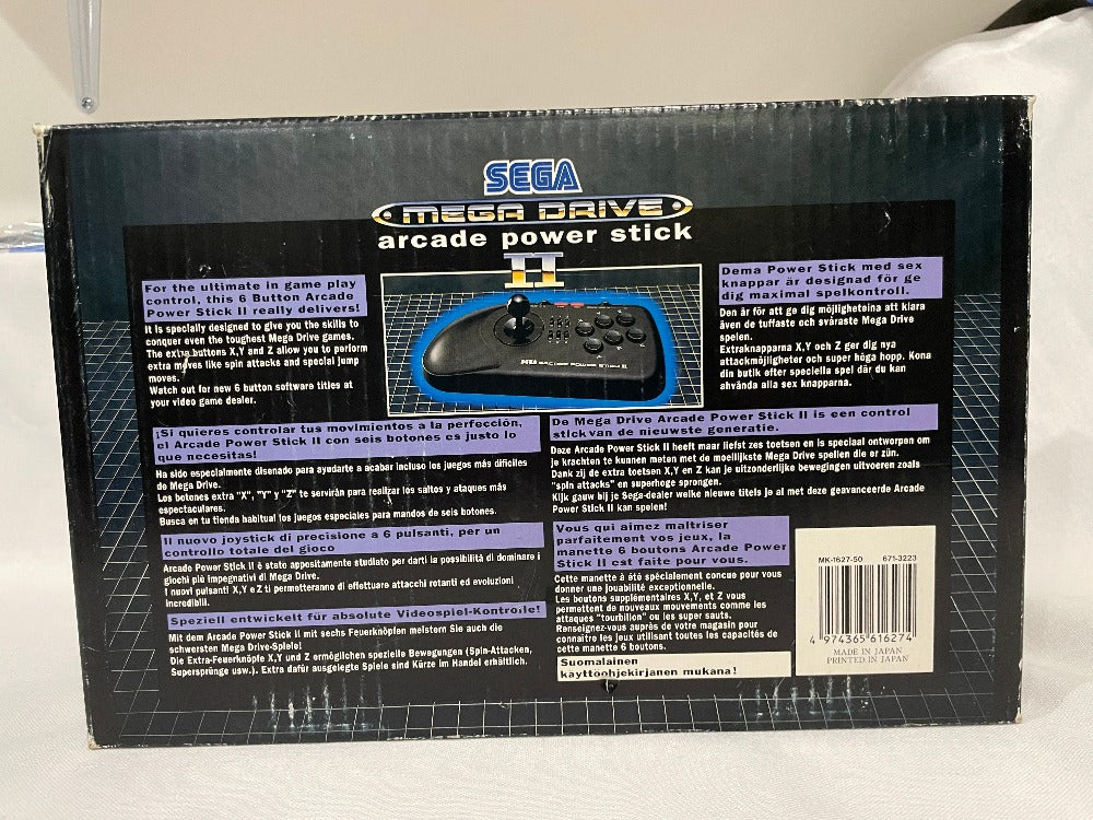 Controller | Sega Mega Drive | Boxed Arcade Power Stick II 2 MK-1627-50