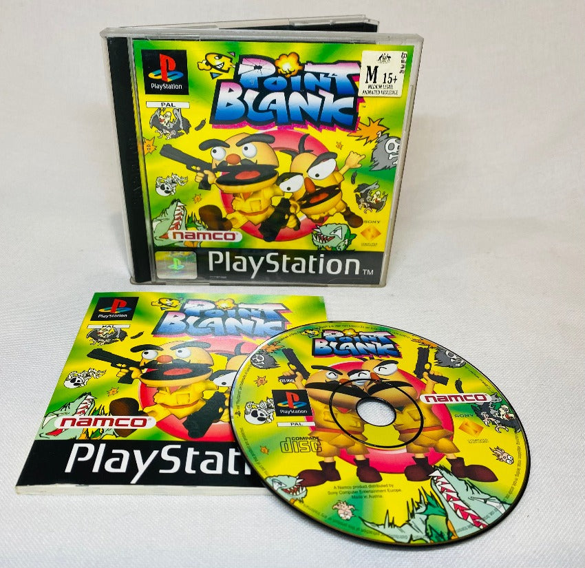 Game | Sony PlayStation PS1 | Boxed Point Blank + G-Con45
