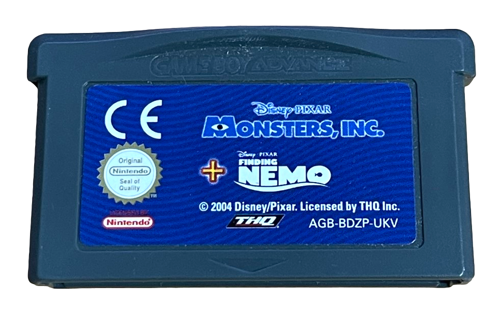 Game | Nintendo Gameboy  Advance GBA | Monsters, Inc. + Finding Nemo
