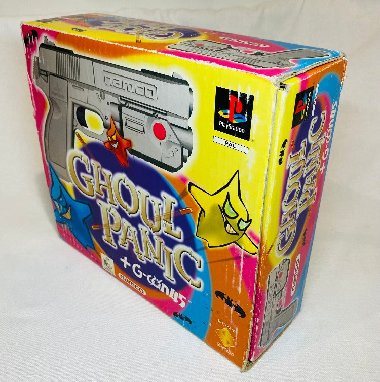 Game | Sony PlayStation PS1 | Boxed Ghoul Panic + G-Con45