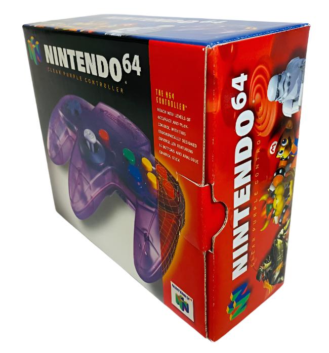 Controller | Nintendo N64 | Atomic Purple Boxed Controller