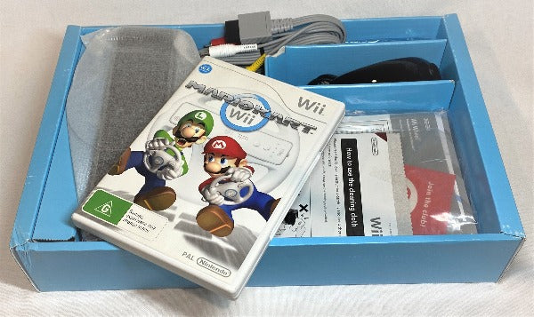 Console | Nintendo Wii | Boxed Black Wii Console Mario Kart Bundle PAL