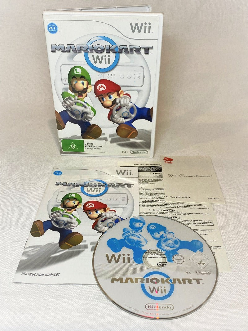 Console | Nintendo Wii | Boxed Black Wii Console Mario Kart Bundle PAL