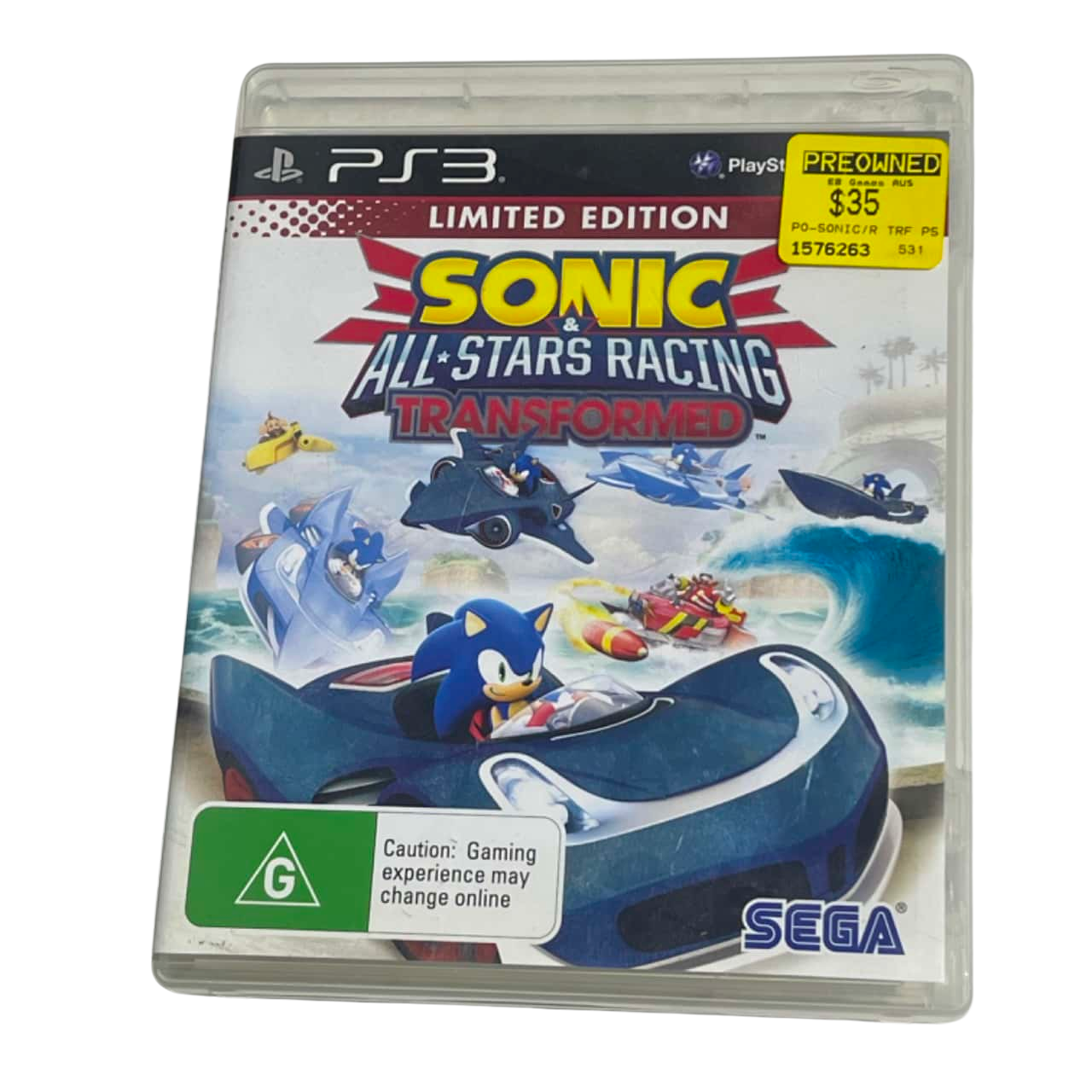 Game | Sony PlayStation PS3 | Sonic & Sega All-Stars Racing (Limited Edition)