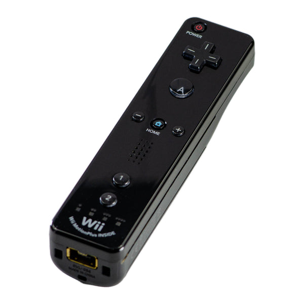 Controller | Nintendo Wii | White Black Motion Plus Controller