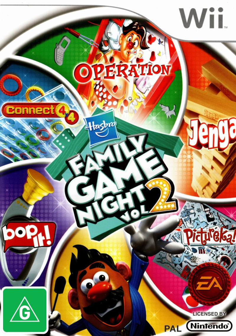 Game | Nintendo Wii | Hasbro Family Game Night Vol 2