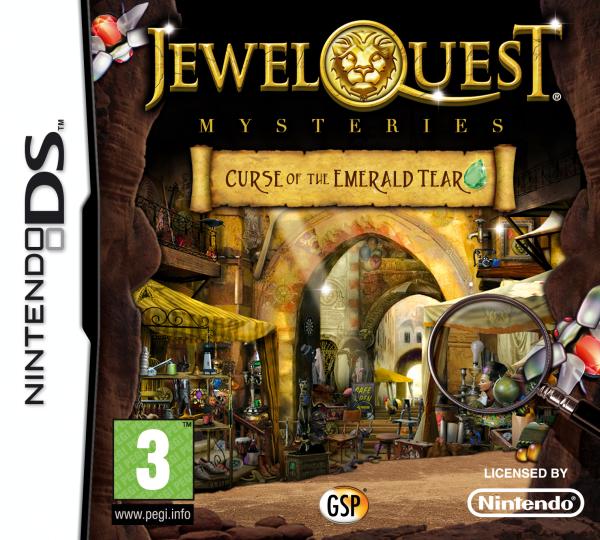 Game | Nintendo DS | Jewel Quest Mysteries : Curse of the Emerald Tear