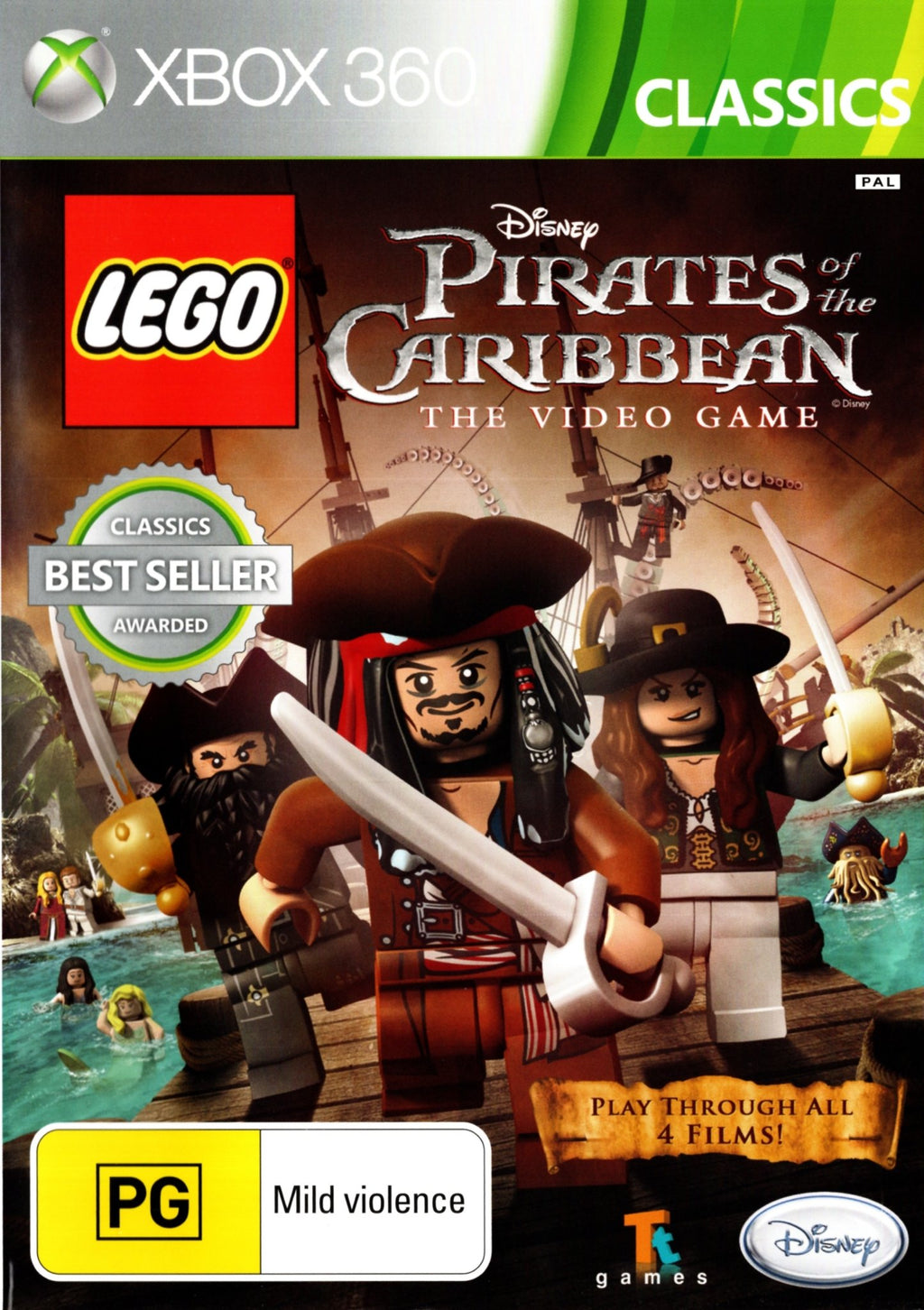 Game | Microsoft Xbox 360 | LEGO Pirates Of The Caribbean: The Video Game