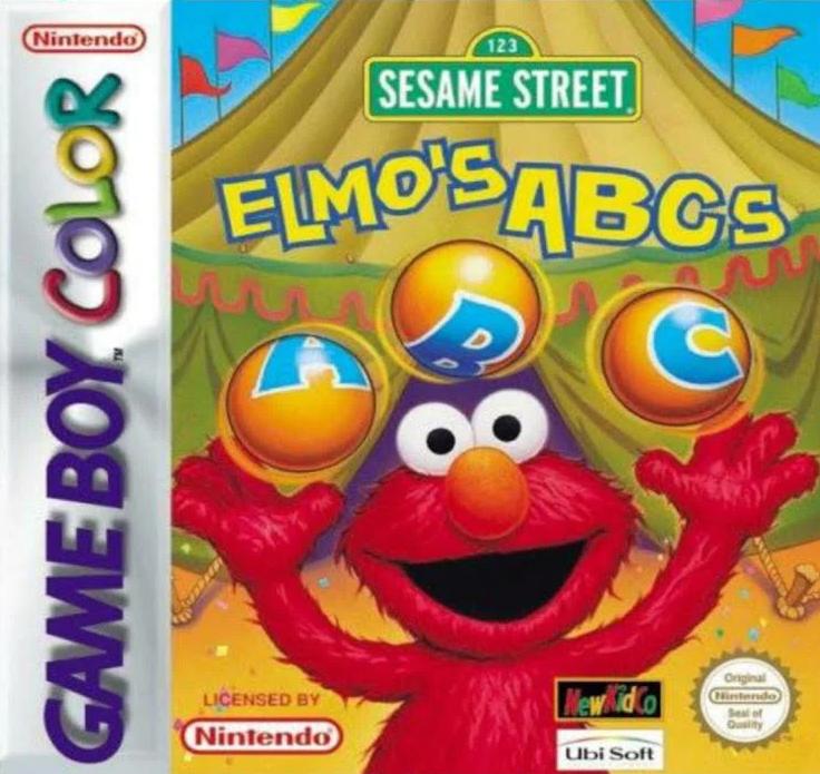 Game | Nintendo Game Boy Color GBC | Sesame Street Elmo's ABCs