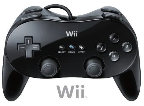 Controller | Nintendo | Wii Classic Pro Black Controller