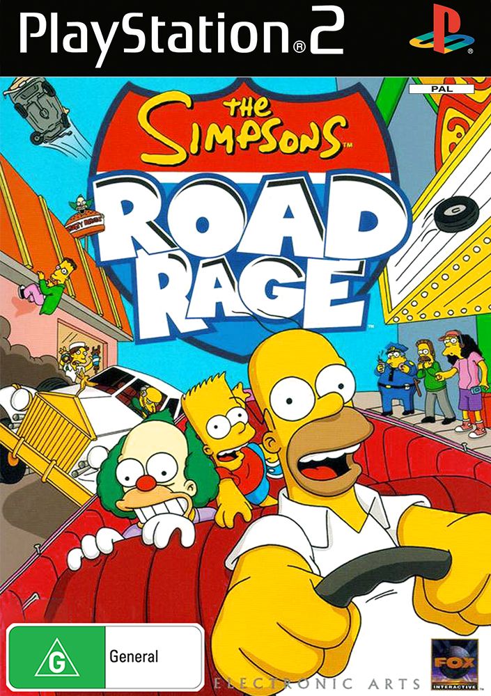 Game | Sony PlayStation PS2 | The Simpsons Road Rage