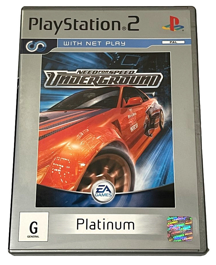 Game | Sony PlayStation PS2 | Need For Speed Underground [Platinum]