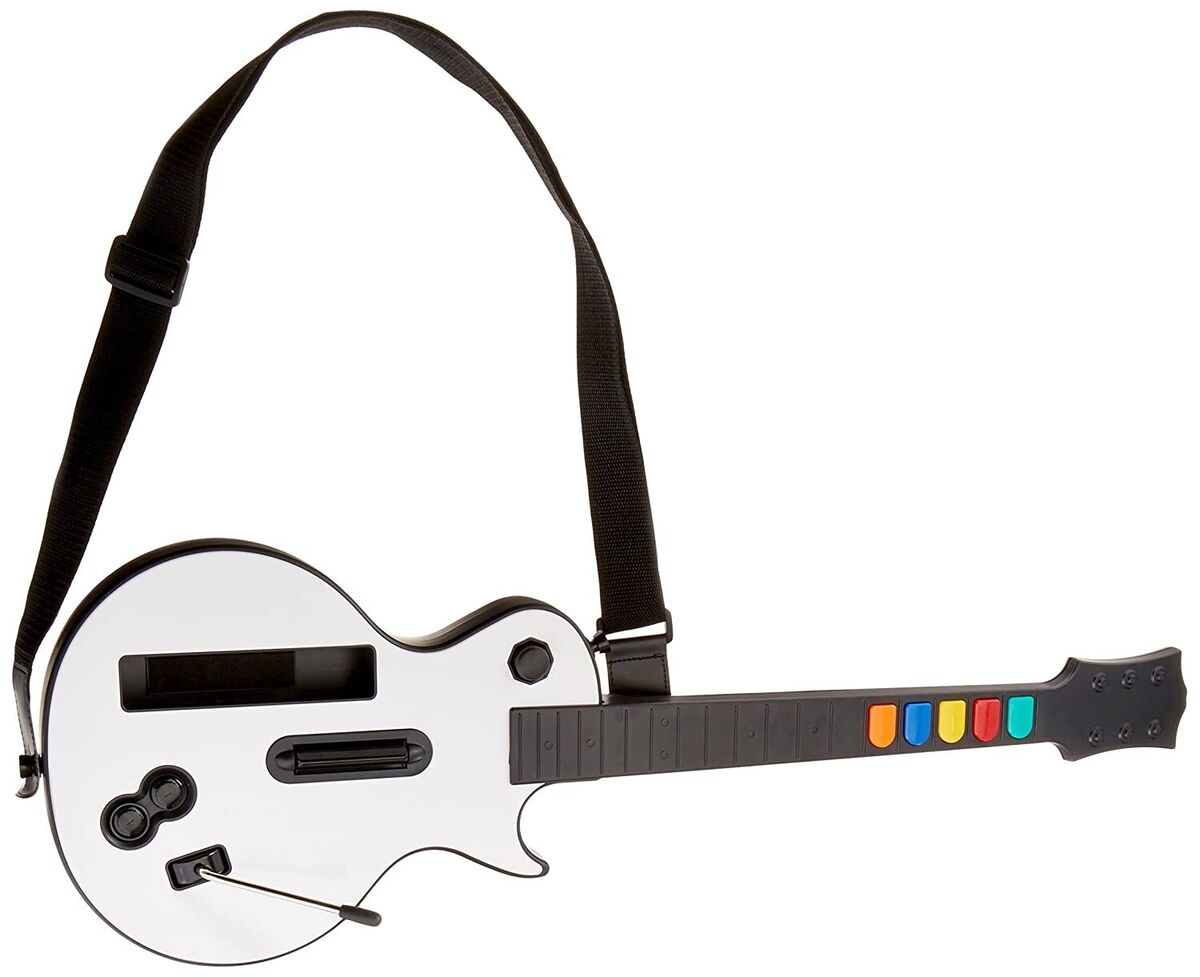 Controller | Nintendo Wii | Gibson White Guitar Hero Guitar