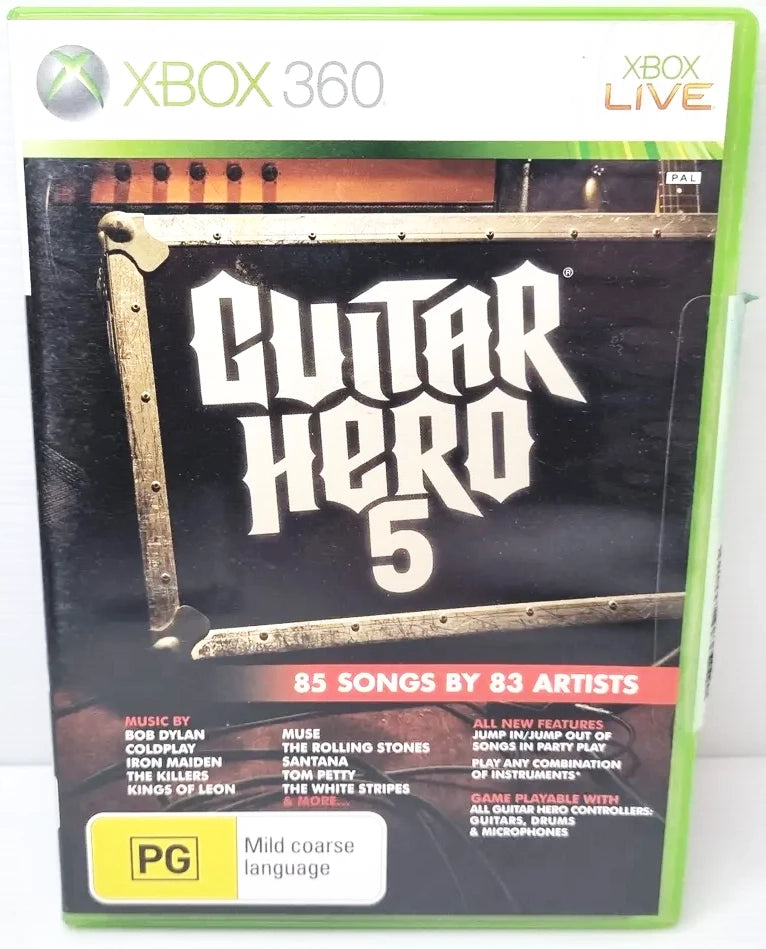 Game | Microsoft Xbox 360 | Guitar Hero 5