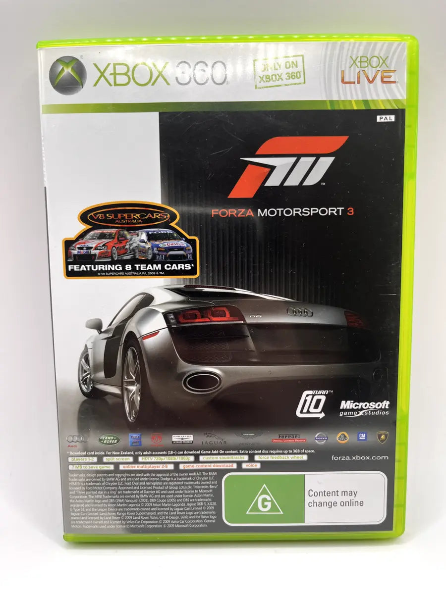 Game | Microsoft Xbox 360 | Forza Motorsport 3