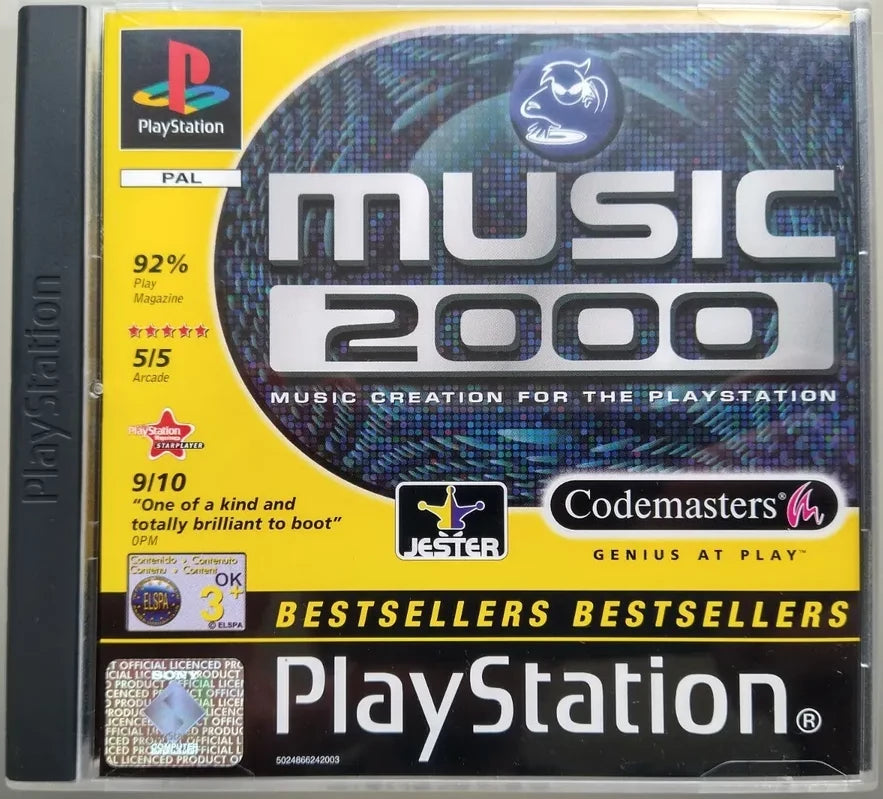 Game | Sony PlayStation PS1 | Music 2000 Best Seller