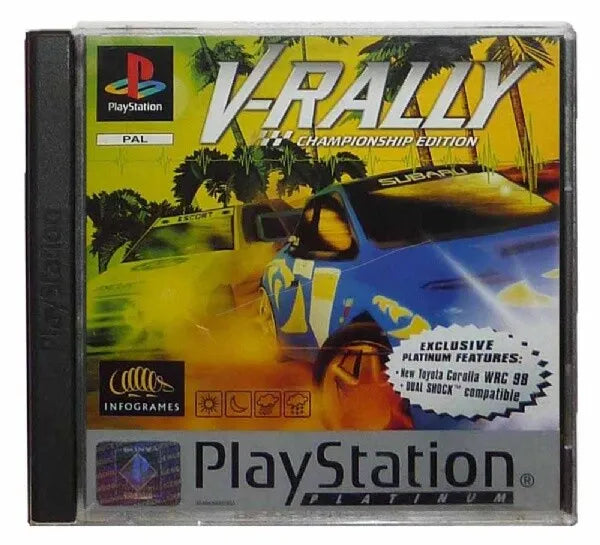 Game | Sony PlayStation PS1 | V-Rally [Platinum]