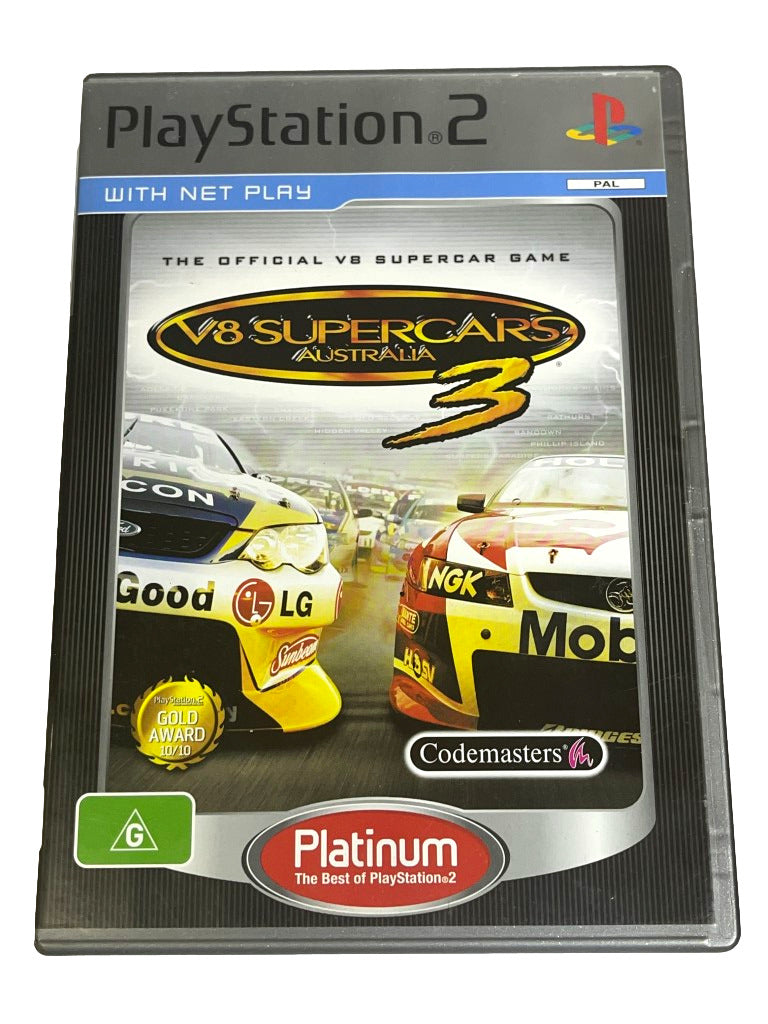 Game | Sony PlayStation PS2 | V8 Supercars 3 Platinum