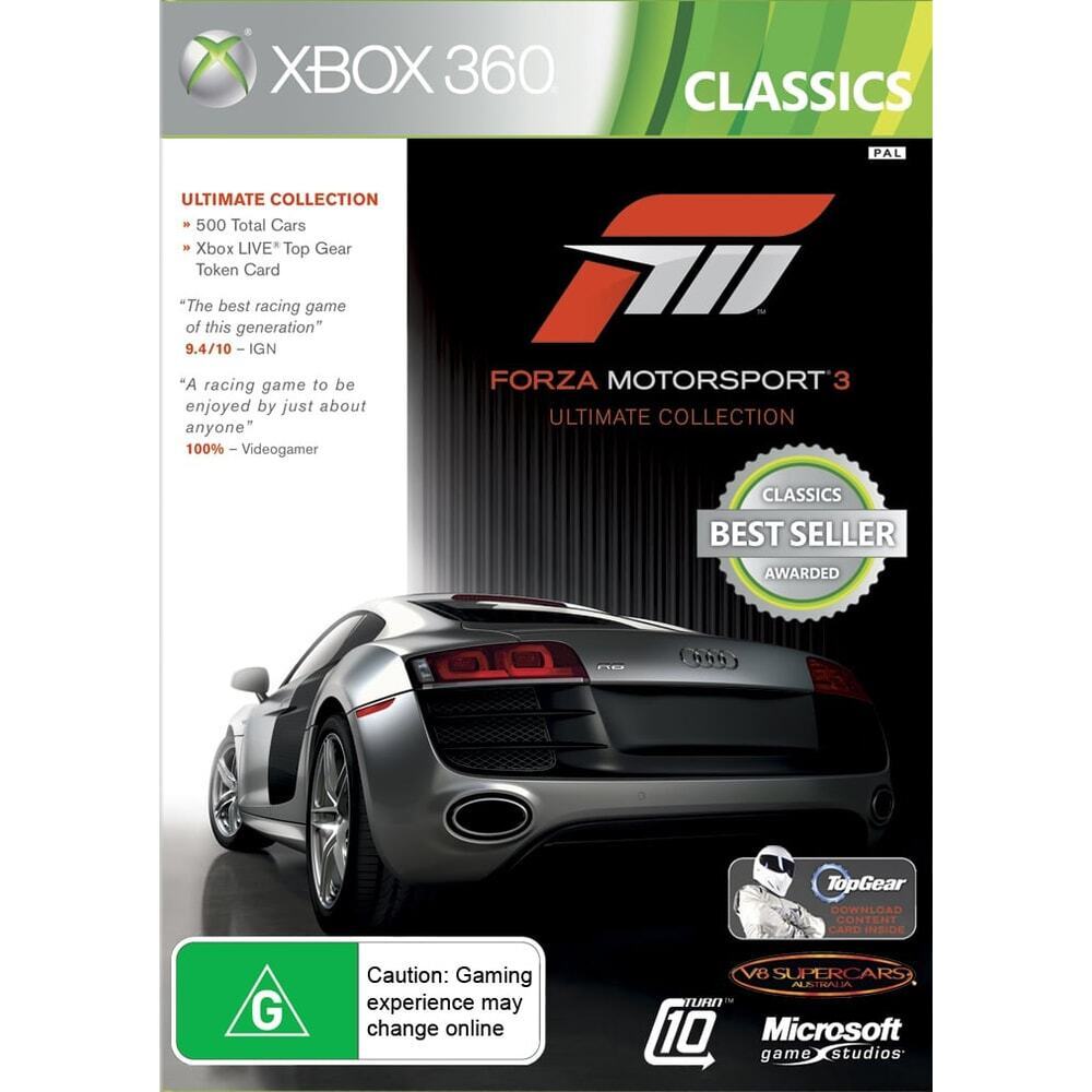 Game | Microsoft Xbox 360 | Forza Motorsport 3 Ultimate Collection [Classics]