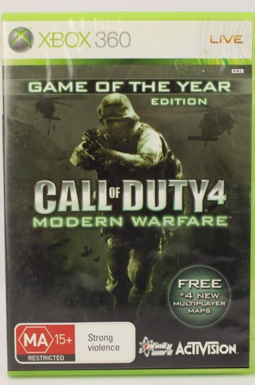 Game | Microsoft Xbox 360 | Call Of Duty 4: Modern Warfare [Game of the year]