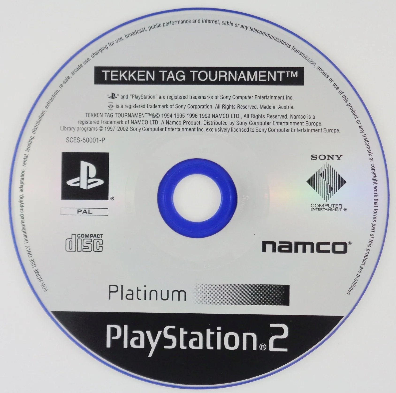Game | Sony PlayStation PS2 | Tekken Tag Tournament (Platinum)