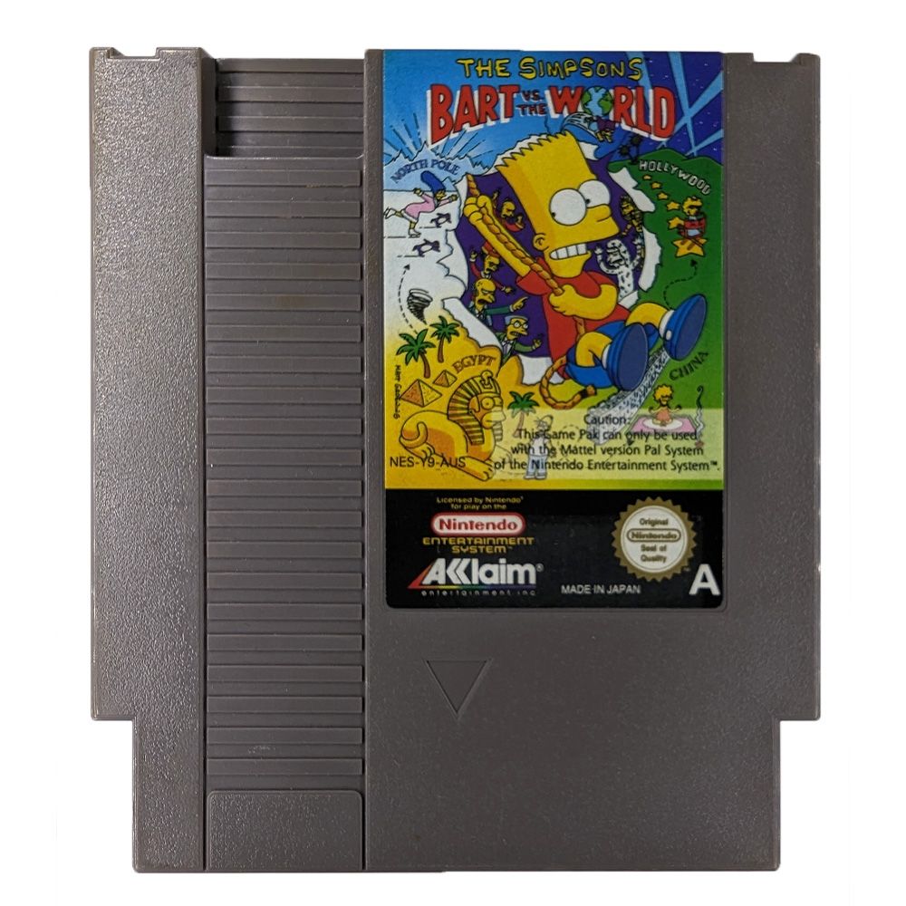 Game | Nintendo NES | The Simpsons Bart vs the World