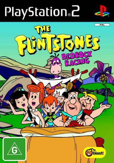 Game | Sony PlayStation PS2 | The Flintstones: Bedrock Racing