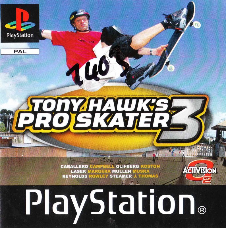 Game | Sony PlayStation PS1 | Tony Hawk Pro Skater 3