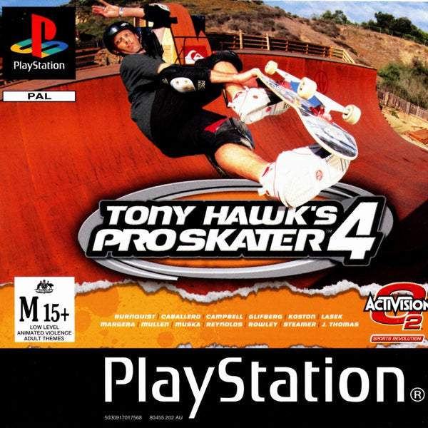 Game | Sony PlayStation PS1 | Tony Hawk's Pro Skater 4