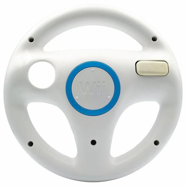 Accessory | Nintendo Wii | Genuine White Controller Steering Wheel