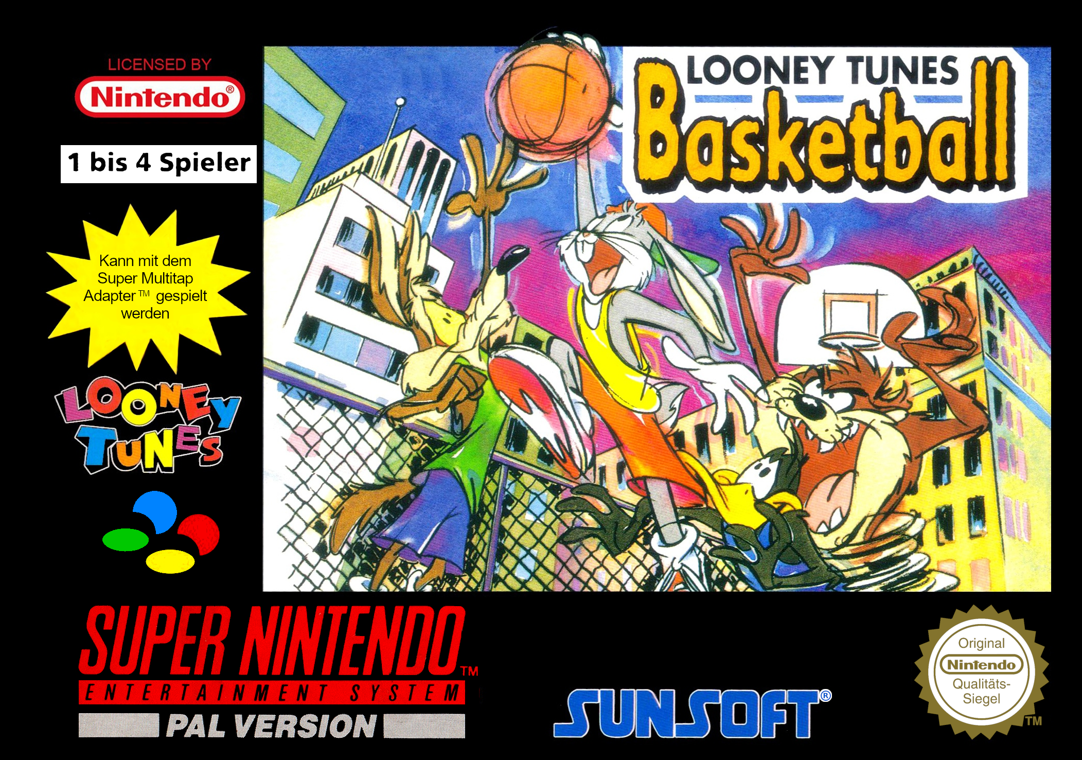 Game | Super Nintendo SNES | Looney Tunes Basketball