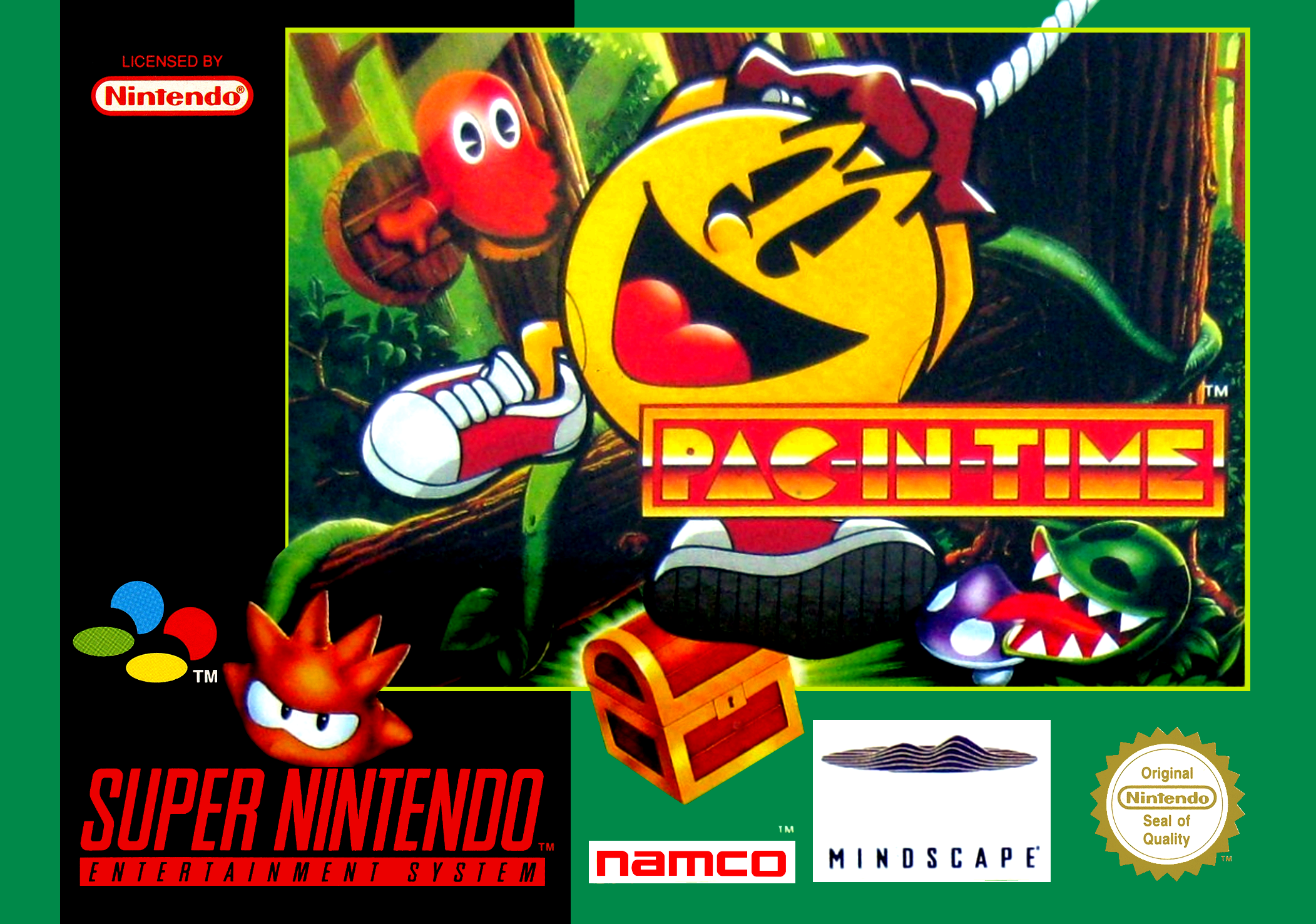 Game | Super Nintendo SNES | Pac-In-Time