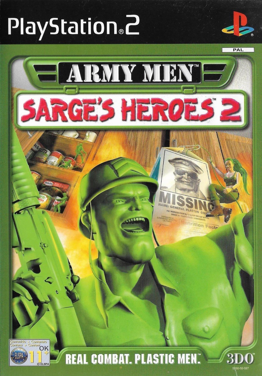 Game | Sony Playstation PS2 | Army Men Sarge's Heroes 2