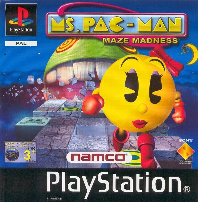 Game | Sony Playstation PS1 | Ms. Pac-Man Maze Madness